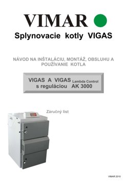 Návod na obsluhu VIGAS Lambda Control AK 3000 LC