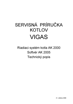 Servisná príručka kotlov Vigas
